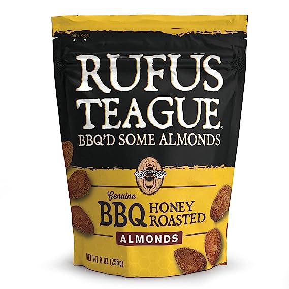 Rufus BBQ Honey Roast Almonds 9oz