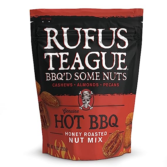 Rufus BBQ Hot  Honey Roast Mixed Nuts 9oz