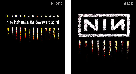 NINE INCH NAILS (DOWNWARD SPIRAL) X-Large