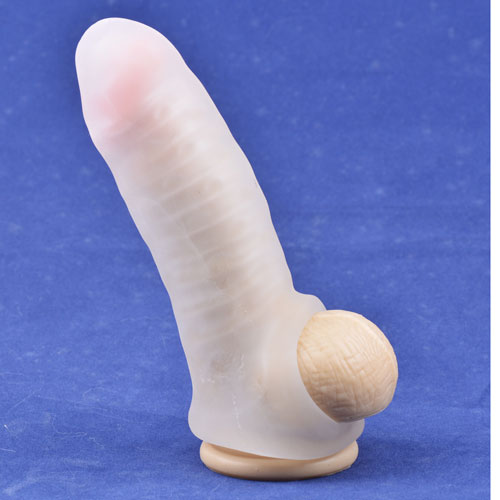 Penis Extender with Texture Inside