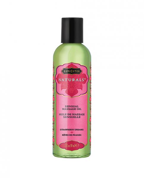 Kama Sutra Naturals Massage Oil Strawberry Dreams 2oz