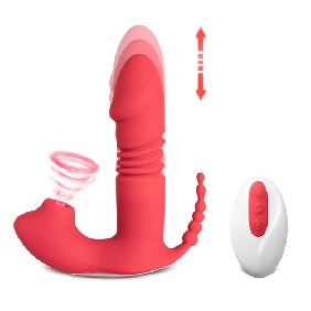 Suction Thumper With Remote Red