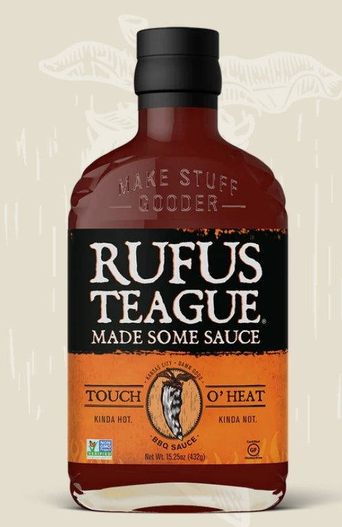 Rufus Teague Touch Of Heat BBQ 15.25oz