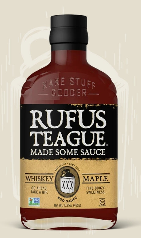 Rufus Teague Whiskey Maple BBQ 15.25oz