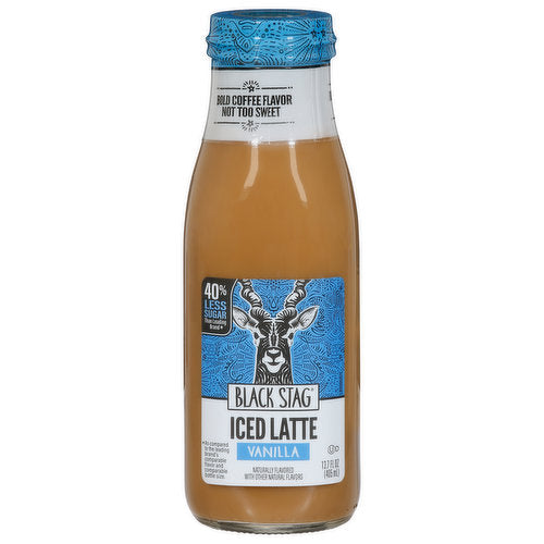 Black Stag Iced Latte Vanilla 9.5oz