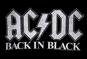 ACDC (BACK IN BLACK 519) Medium