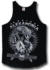 ASKING ALEKSANDRIA (RECKLESS AND RELENTLESS) Tank Top Small