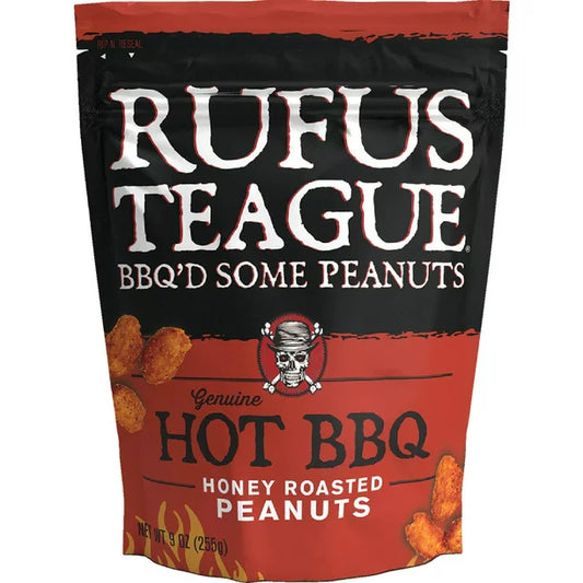 Rufus BBQ Hot Honey Roast Peanuts 9oz