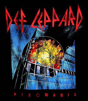 DEF LEPPARD (PYROMANIA BLACK) M