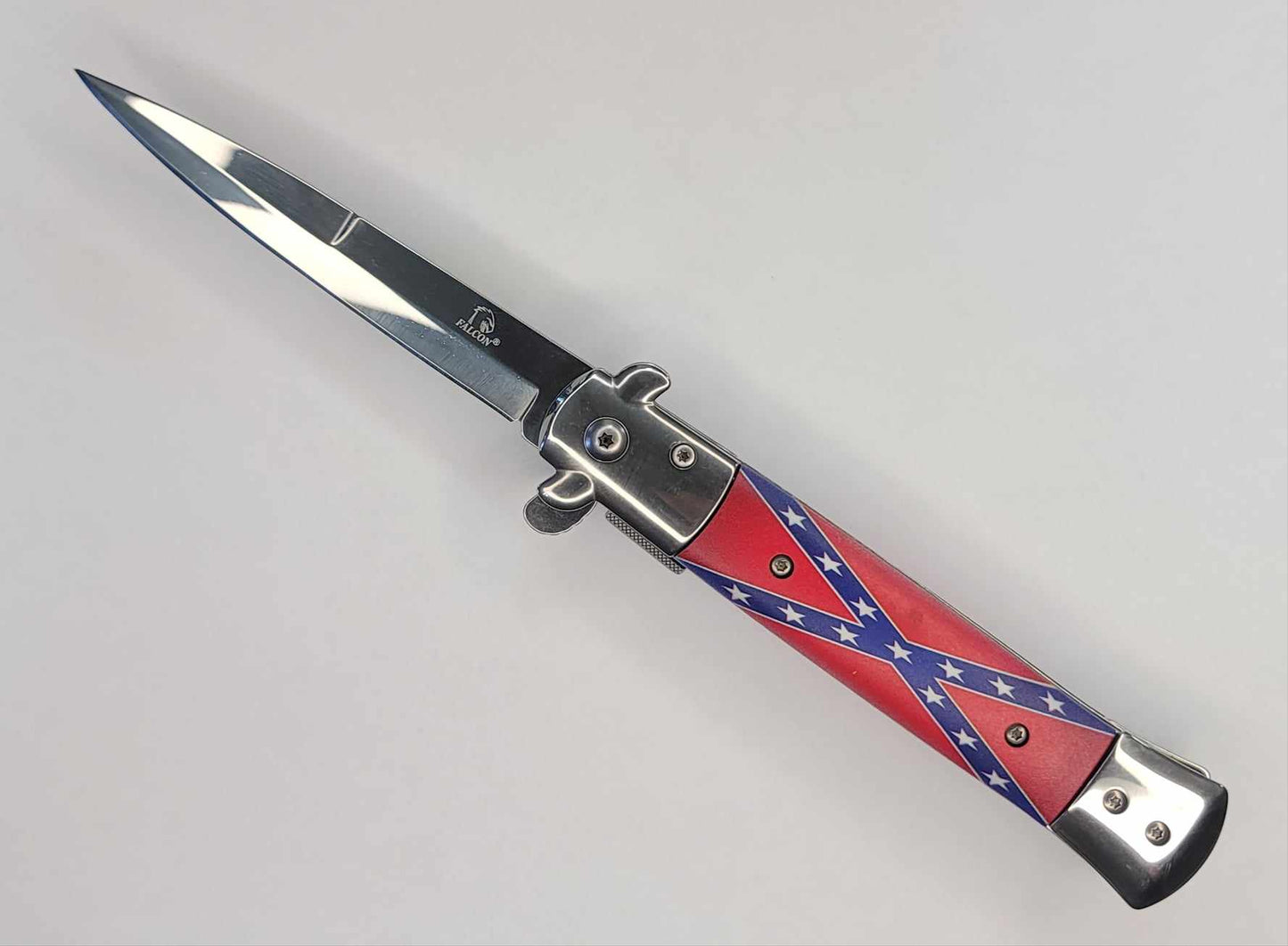 Southern Flag Stiletto 5" Silver