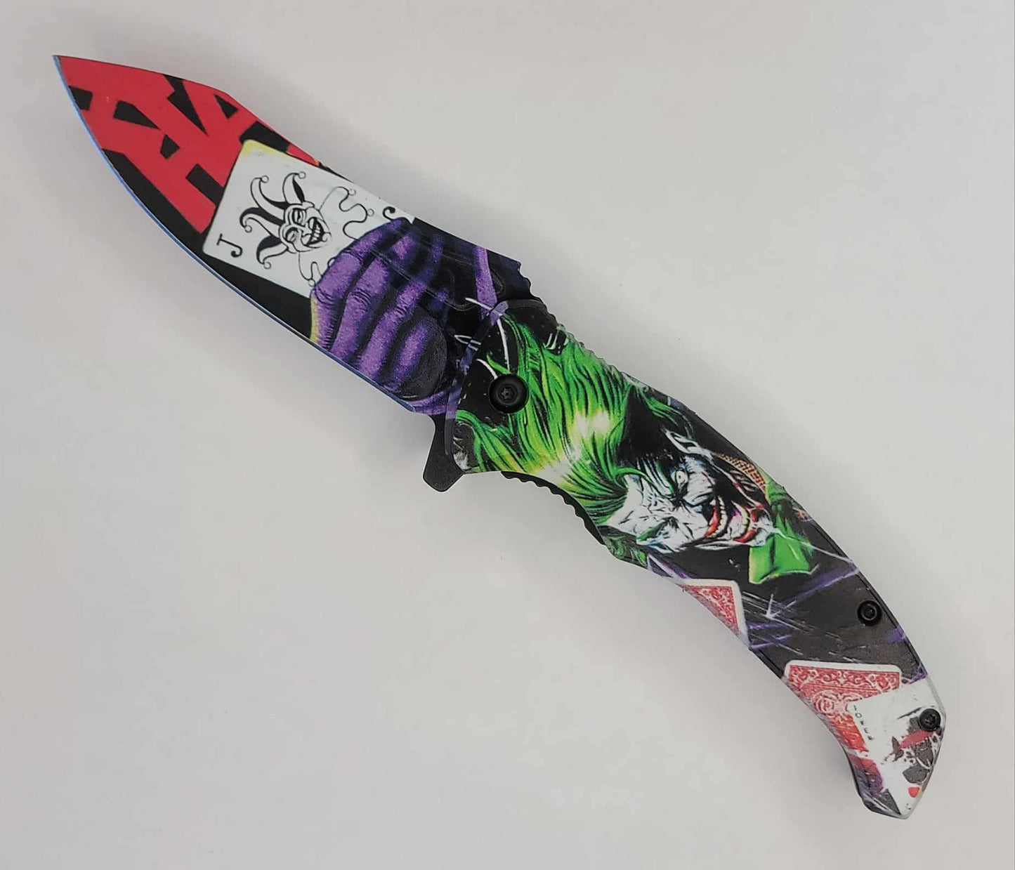 Collector's Batman N Joker Series 1 Joker Cards Knife 4.75"