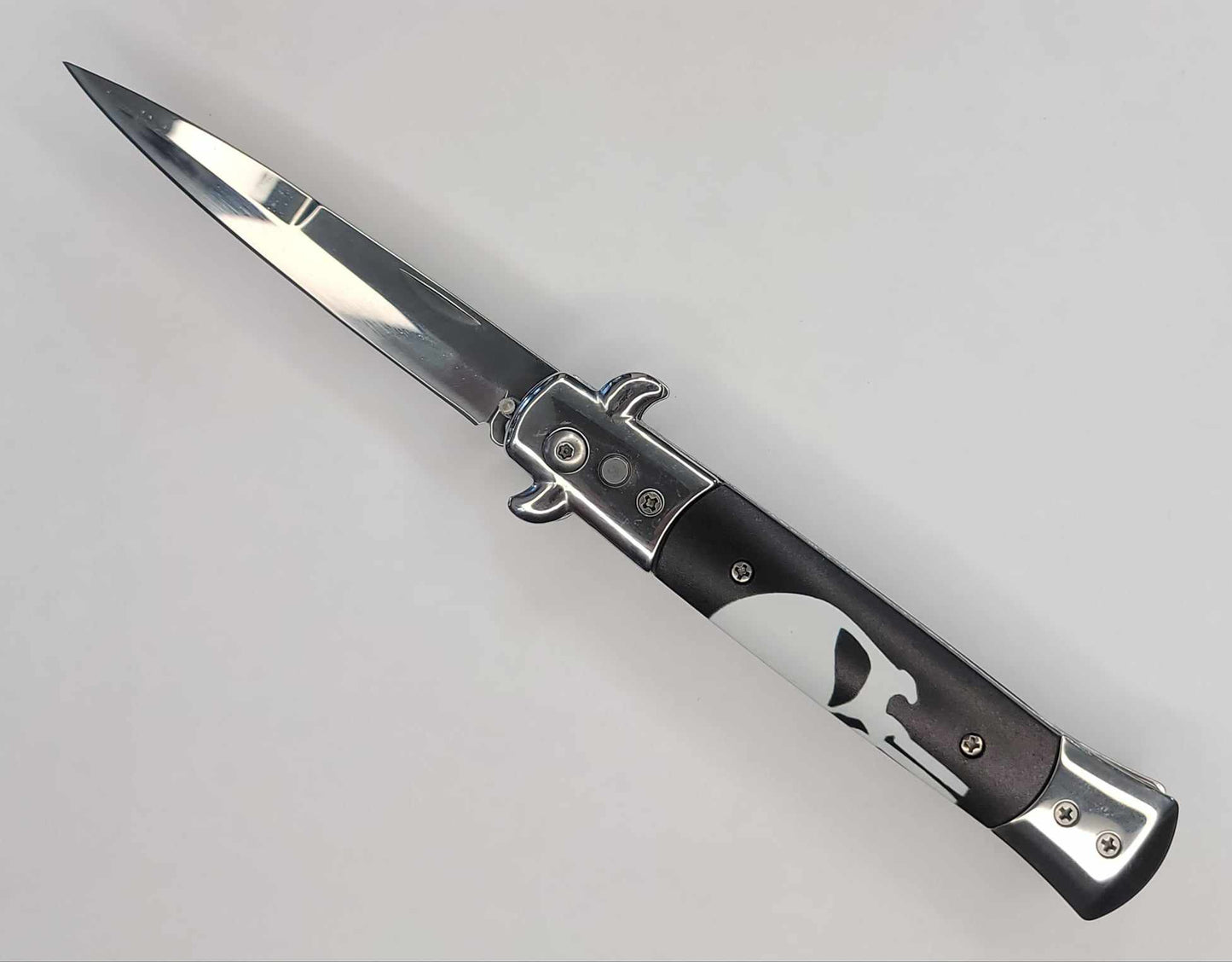 Punisher Switchblade Knife 5"