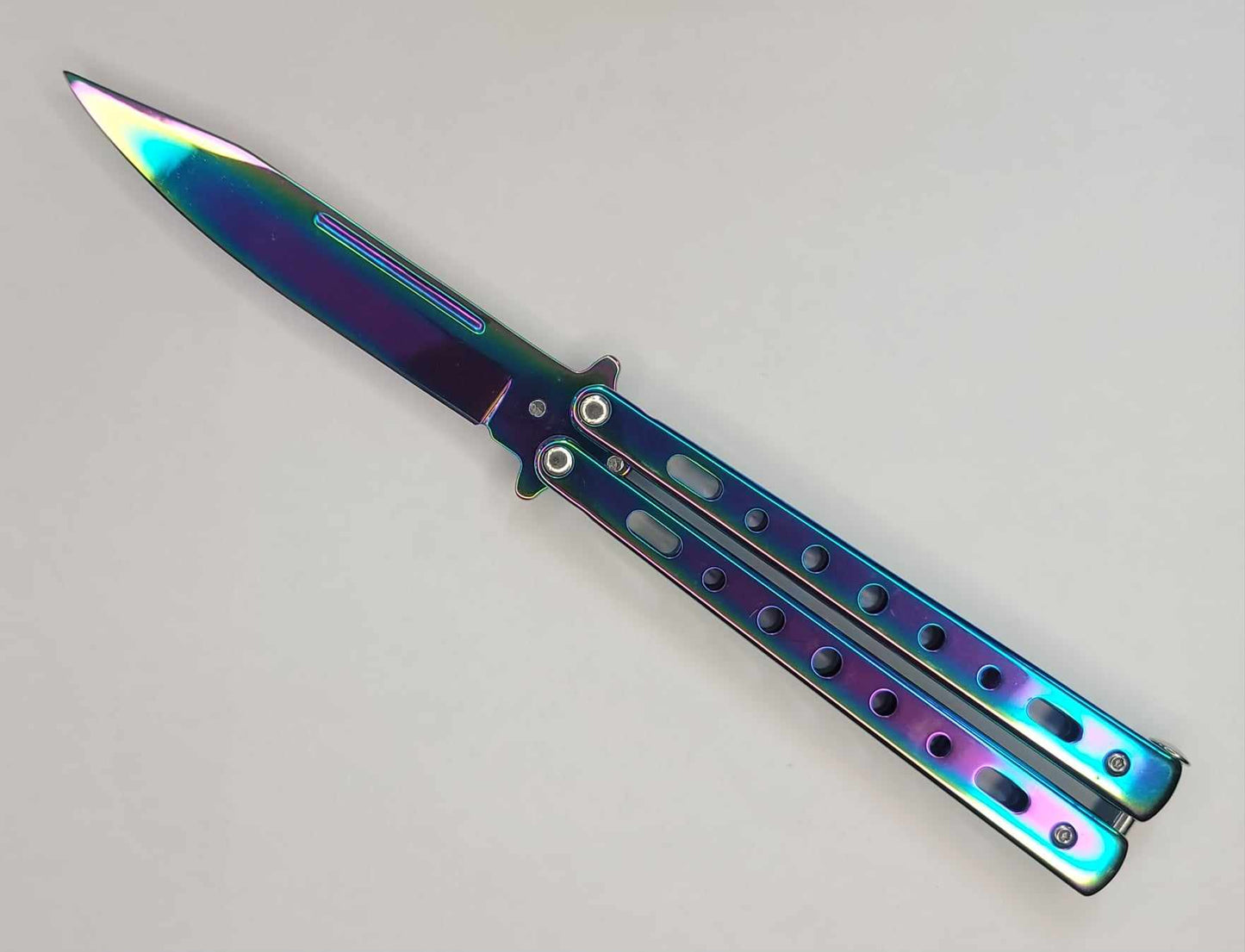 Titanium Butterfly Knife 5"