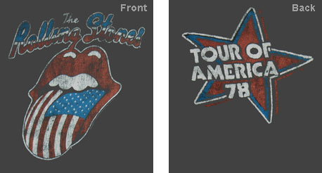 ROLLING STONES (TOUR OF AMERICA) Large