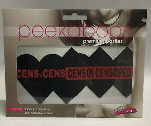 Peekaboos Censored Pasties 2pk